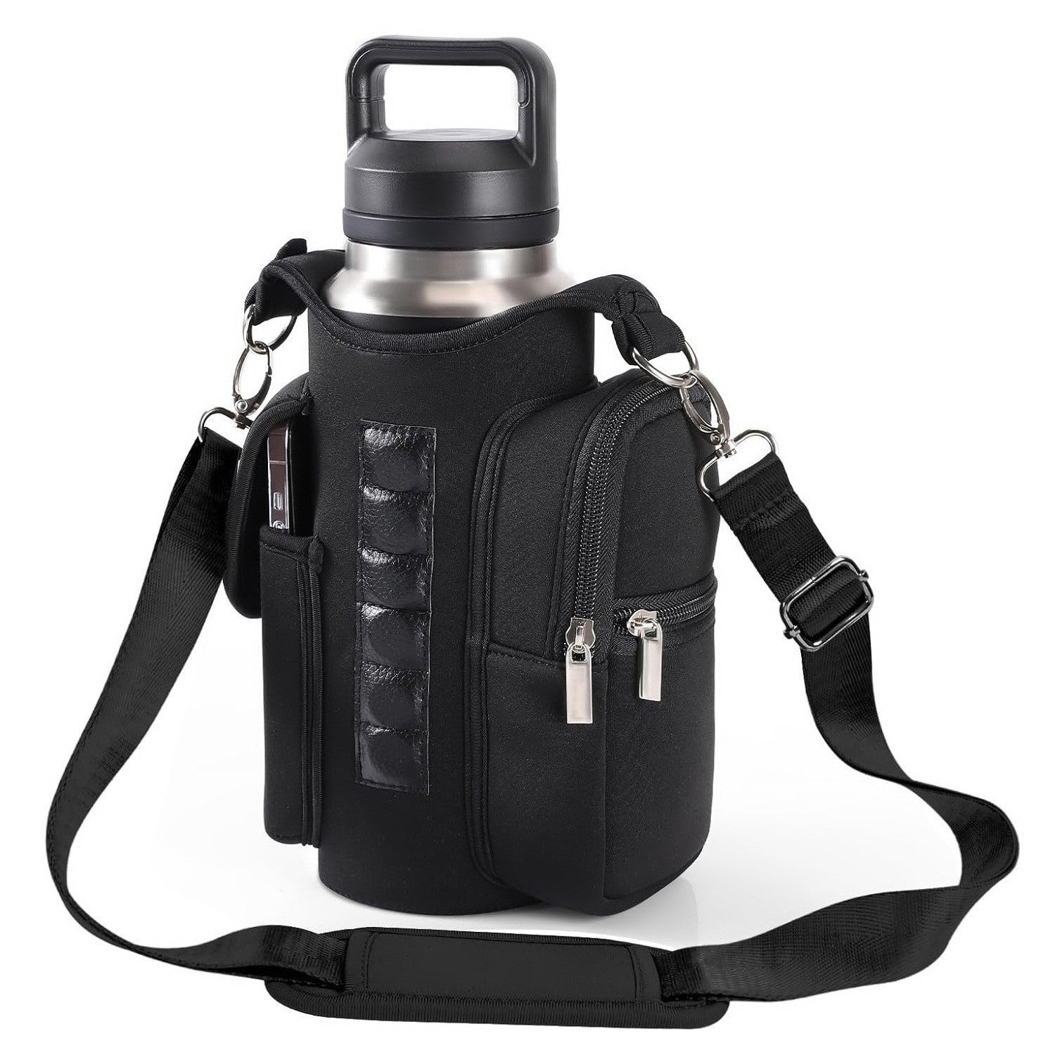 Aura Pro Strong Magnetic Water Bottle Sling Bag with Zip Pocket