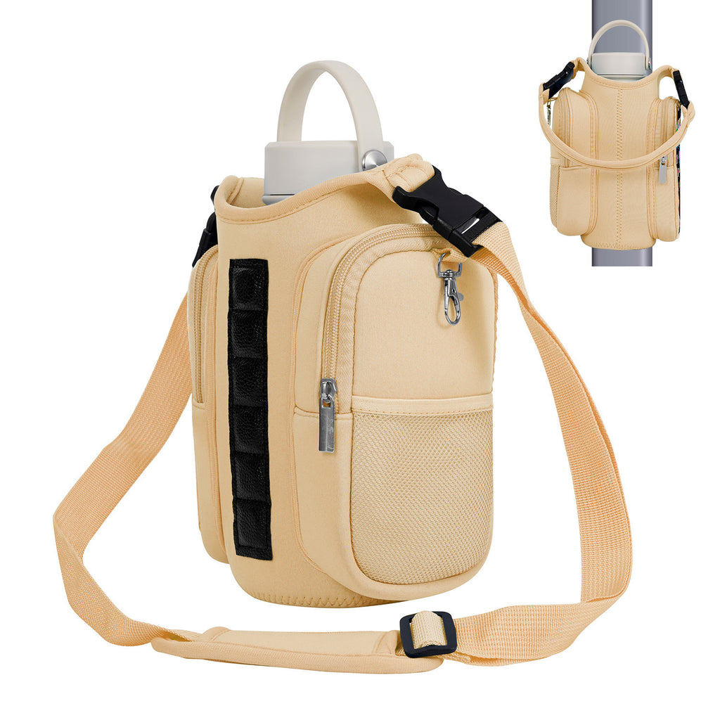 Aura Pro Strong Magnetic Water Bottle Sling Bag with Zip Pocket